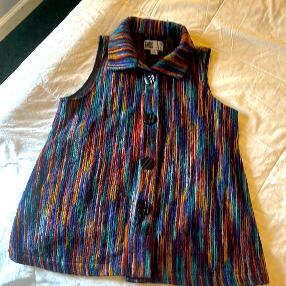 Colorful, Striped, stylish vest, Habitat